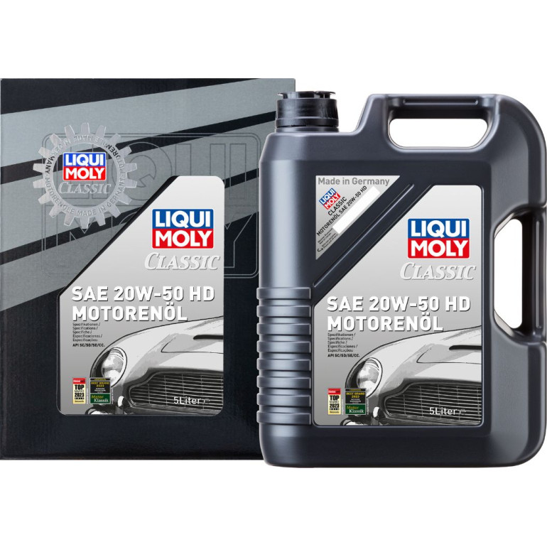 10L LIQUI MOLY 1129 Classic SAE 20W-50 HD Motoröl, 2x 5L 10L LIQUI MOLY 1129 Classic SAE 20W-50 HD Motoröl, 2x 5L