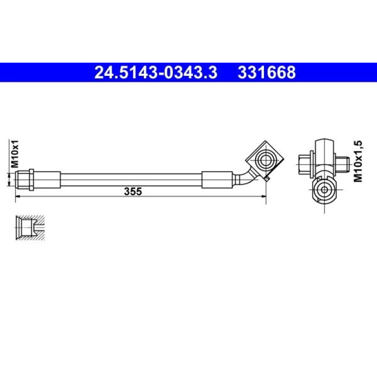 Bremsschlauch 24.5143-0343.3