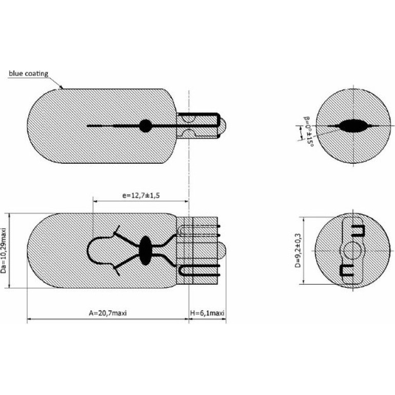 Glühlampe, Park-/Positionsleuchte 1 987 301 098 Glühlampe, Park-/Positionsleuchte 1 987 301 098