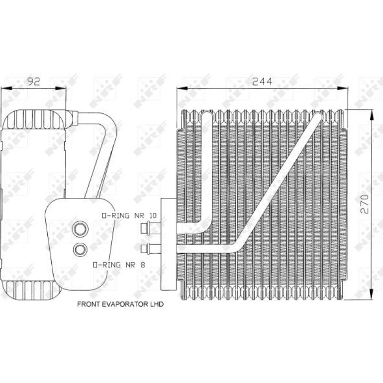 Verdampfer, Klimaanlage 36045 Verdampfer, Klimaanlage 36045