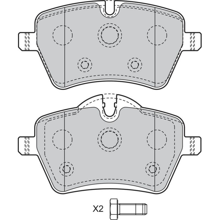 Bremsbelagsatz, Scheibenbremse 598925 Bremsbelagsatz, Scheibenbremse 598925
