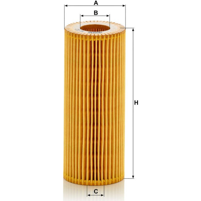 MANN-FILTER HU 722 x Ölfilter mit Dichtung, Filtereinsatz MANN-FILTER HU 722 x Ölfilter mit Dichtung, Filtereinsatz