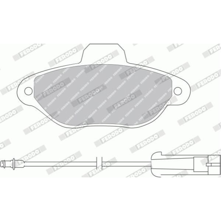 Bremsbelagsatz, Scheibenbremse FDB925B