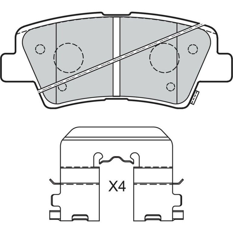 Bremsbelagsatz, Scheibenbremse 601301 Bremsbelagsatz, Scheibenbremse 601301
