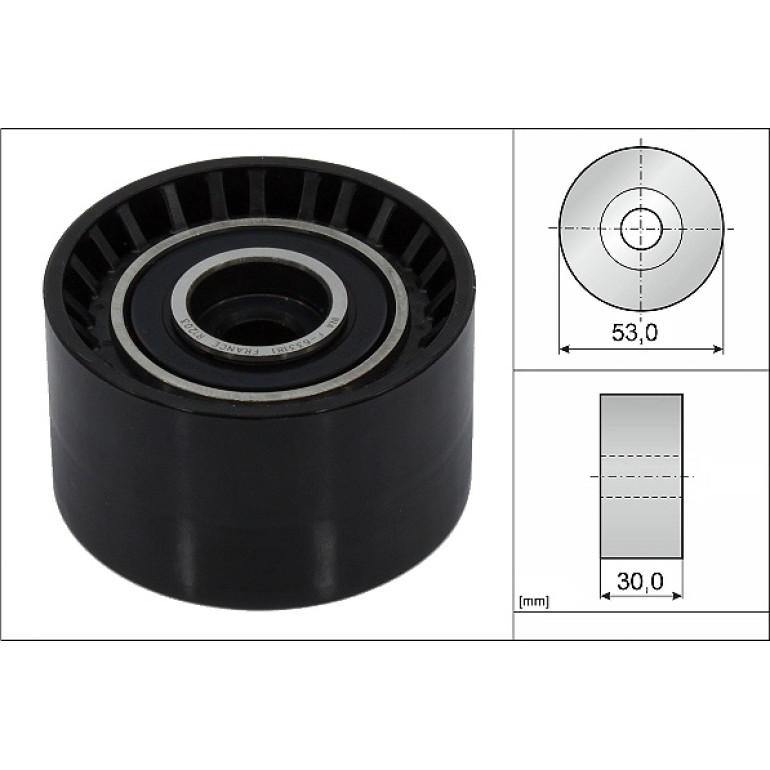 Umlenk-/Führungsrolle, Zahnriemen 532 0884 10 Umlenk-/Führungsrolle, Zahnriemen 532 0884 10