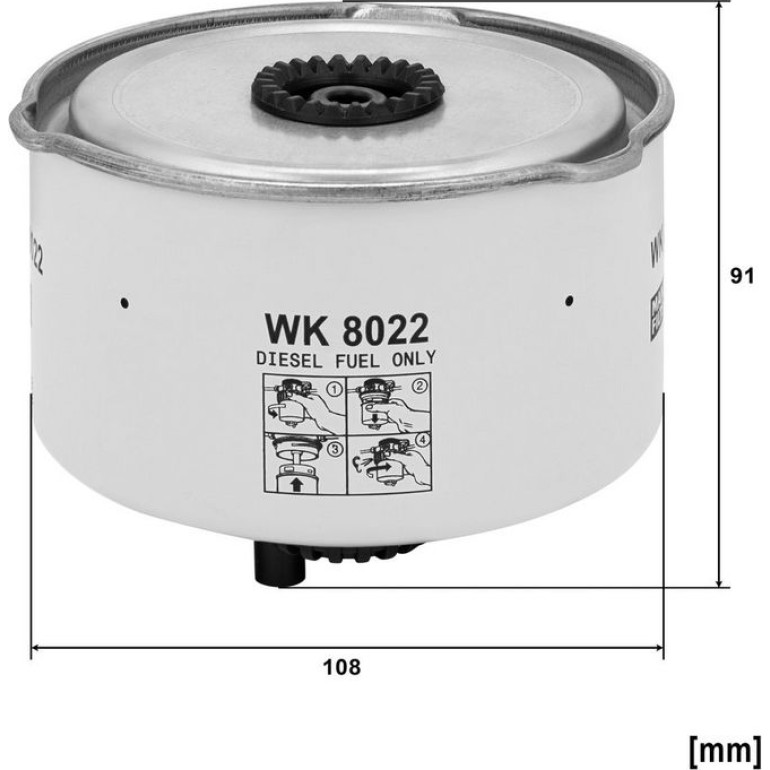Kraftstofffilter WK 8022 X Kraftstofffilter WK 8022 X