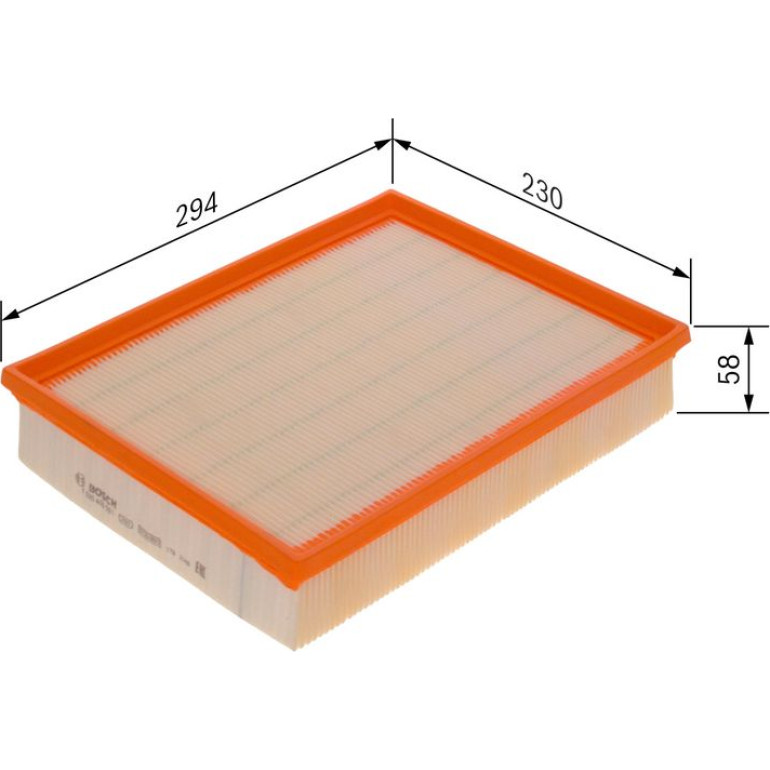 BOSCH F 026 400 551 Luftfilter