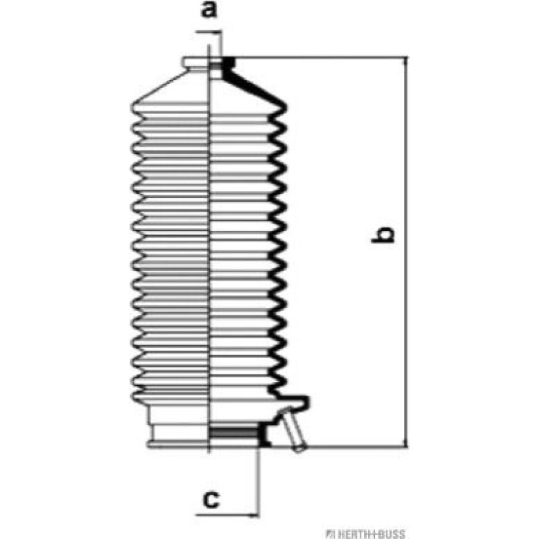 Faltenbalgsatz, Lenkung J4104004