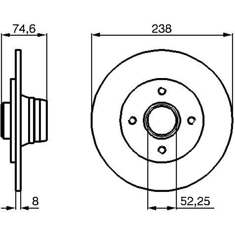 Bremsscheibe 0 986 478 866 Bremsscheibe 0 986 478 866