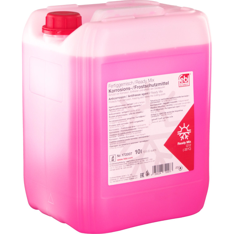 FEBI BILSTEIN 172007 Kühlmittel G12 Rot, (-35°C Fertiggemisch) 10L FEBI BILSTEIN 172007 Kühlmittel G12 Rot, (-35°C Fertiggemisch) 10L
