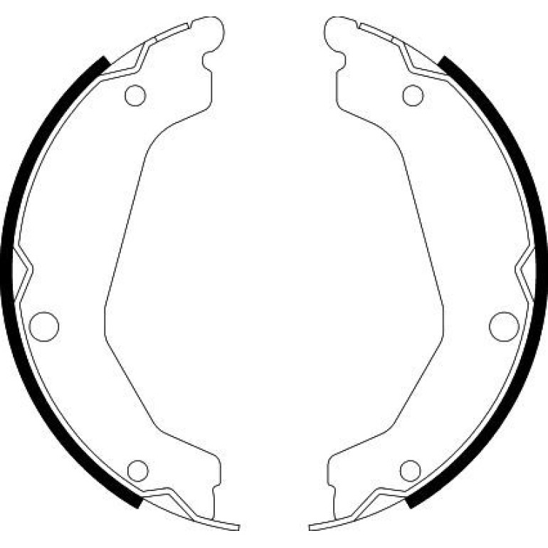 Bremsbackensatz, Feststellbremse 8DA 355 050-051