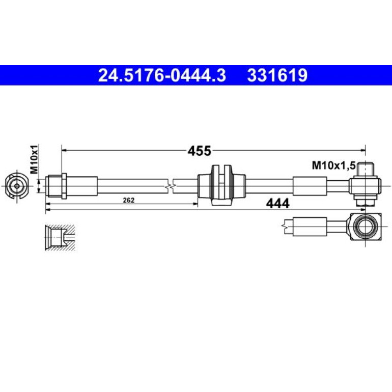 Bremsschlauch 24.5176-0444.3 Bremsschlauch 24.5176-0444.3
