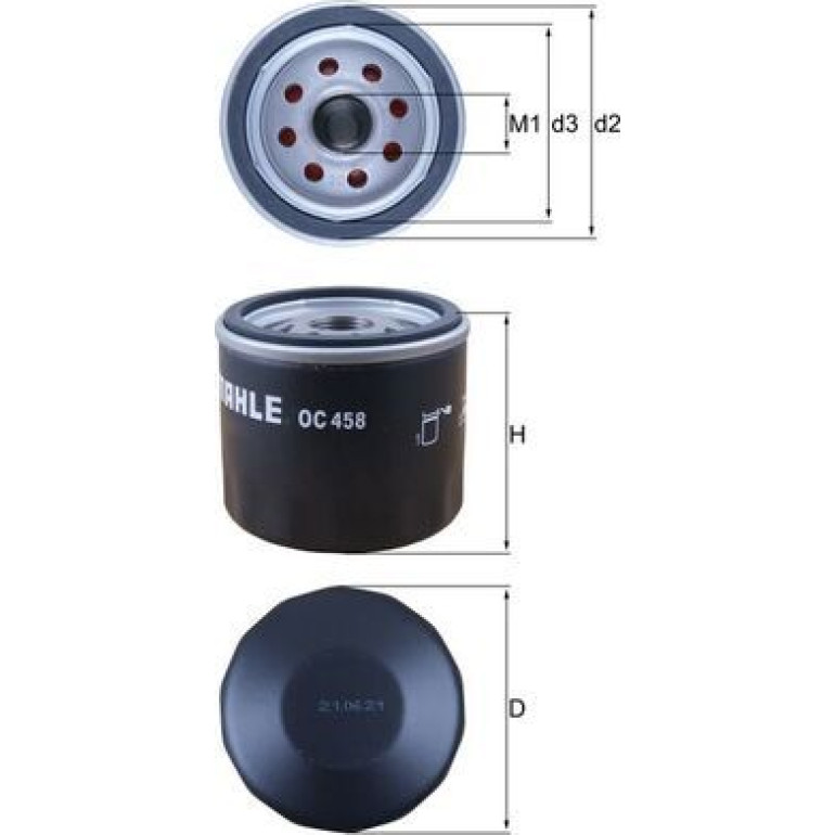 Ölfilter OC 458 Ölfilter OC 458
