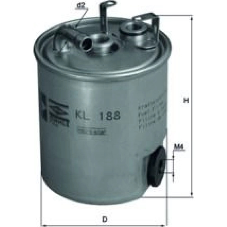 Kraftstofffilter KL 188 Kraftstofffilter KL 188