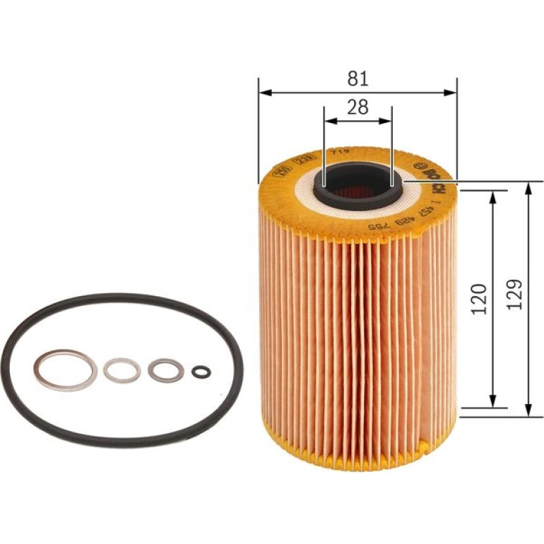 BOSCH 1 457 429 755 Ölfilter BOSCH 1 457 429 755 Ölfilter