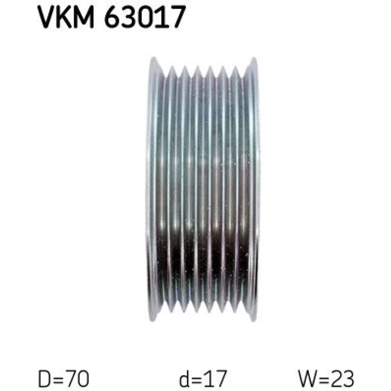 Umlenk-/Führungsrolle, Keilrippenriemen VKM 63017 Umlenk-/Führungsrolle, Keilrippenriemen VKM 63017