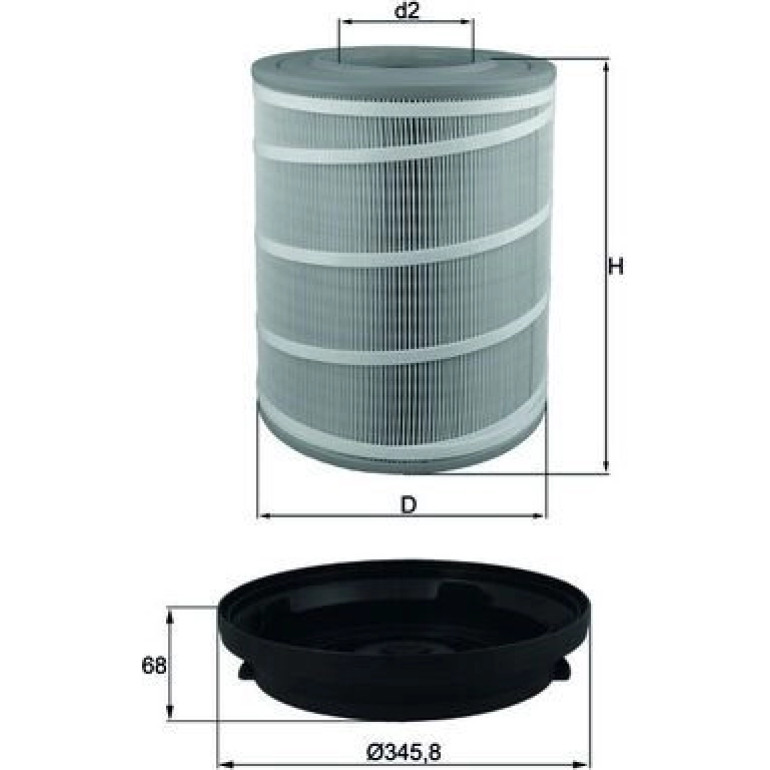 Luftfilter LX 3480 KIT
