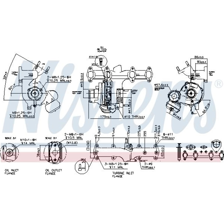 Nissens Turbolader 93091