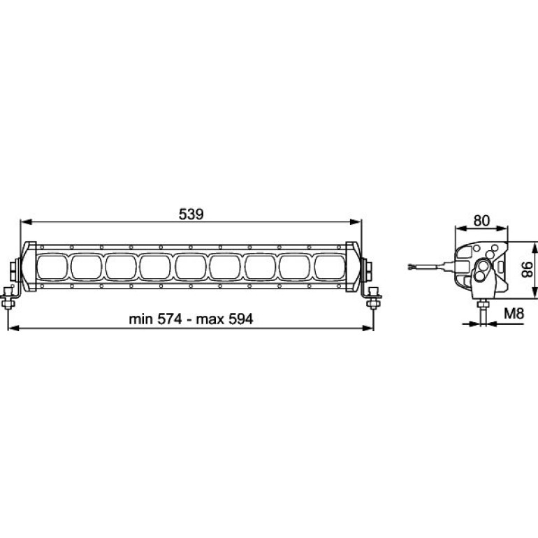 Arbeitsscheinwerfer 1GJ 360 002-002