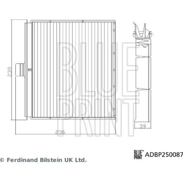 Filter, Innenraumluft ADBP250087