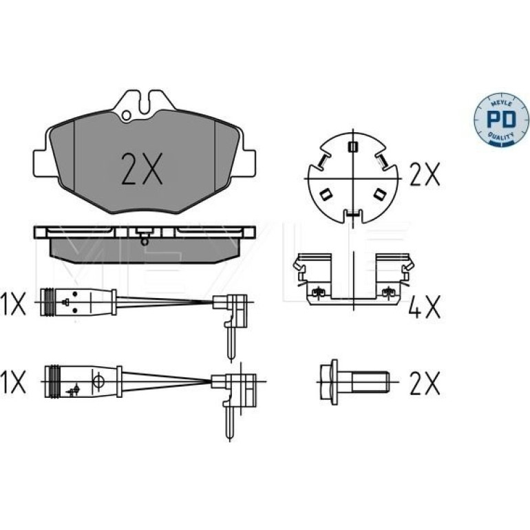 Bremsbelagsatz, Scheibenbremse 025 237 4320-1/PD Bremsbelagsatz, Scheibenbremse 025 237 4320-1/PD