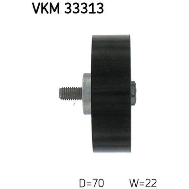 Umlenk-/Führungsrolle, Keilrippenriemen VKM 33313 Umlenk-/Führungsrolle, Keilrippenriemen VKM 33313