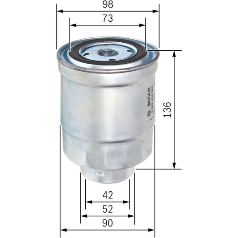 Kraftstofffilter 0 986 450 508