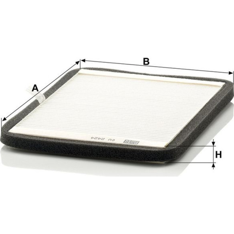 MANN-FILTER CU 2424 Innenraumfilter, Partikelfilter MANN-FILTER CU 2424 Innenraumfilter, Partikelfilter