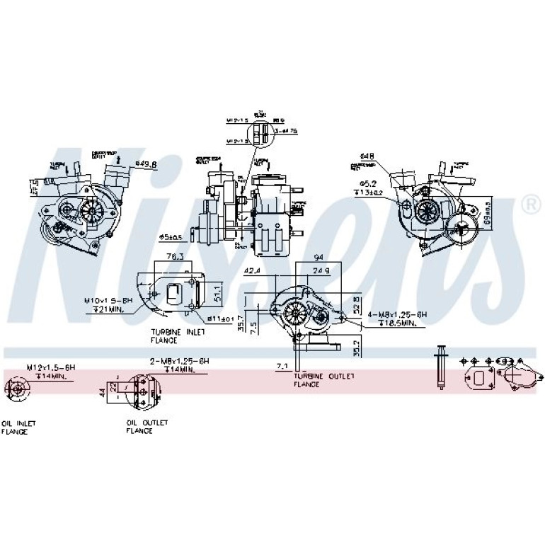 Nissens Turbolader 93027