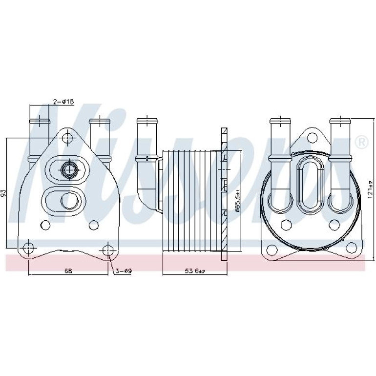 Ölkühler, Automatikgetriebe 91123 Ölkühler, Automatikgetriebe 91123
