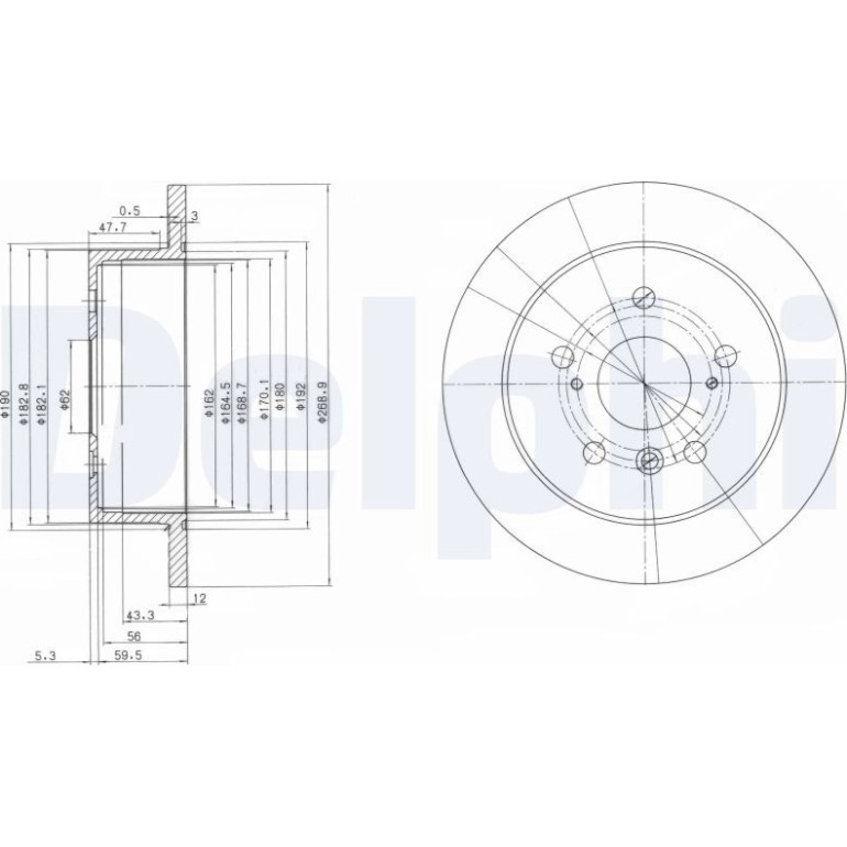 Bremsscheibe BG3736 Bremsscheibe BG3736