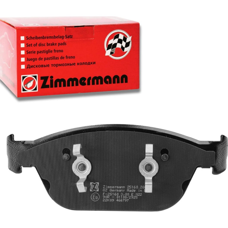 ZIMMERMANN 25160.200.2 Bremsbeläge für AUDI Q5, A8 inkl. Verschleißwarnkontakt