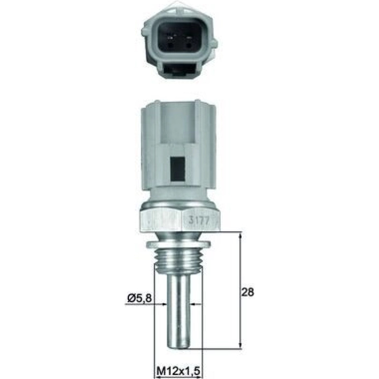 Sensor, Kühlmitteltemperatur TSE 27 Sensor, Kühlmitteltemperatur TSE 27