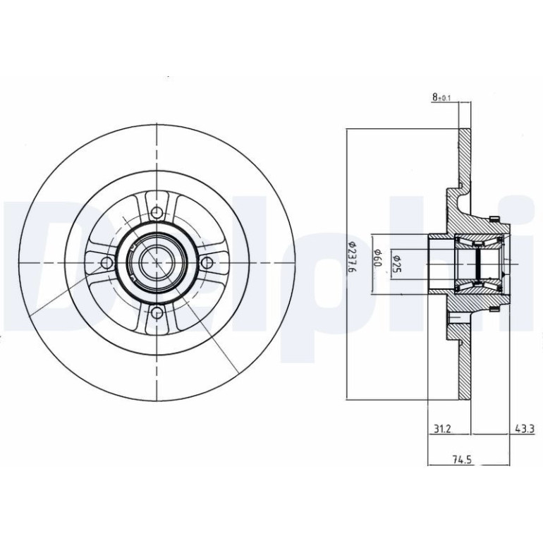 Bremsscheibe BG9025RSC Bremsscheibe BG9025RSC