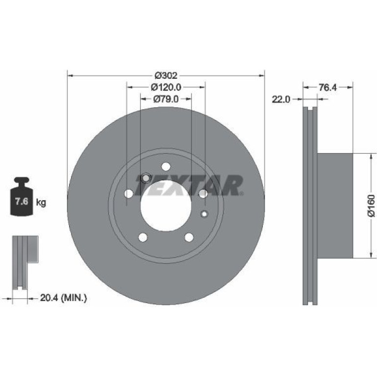 Bremsscheibe 92042203