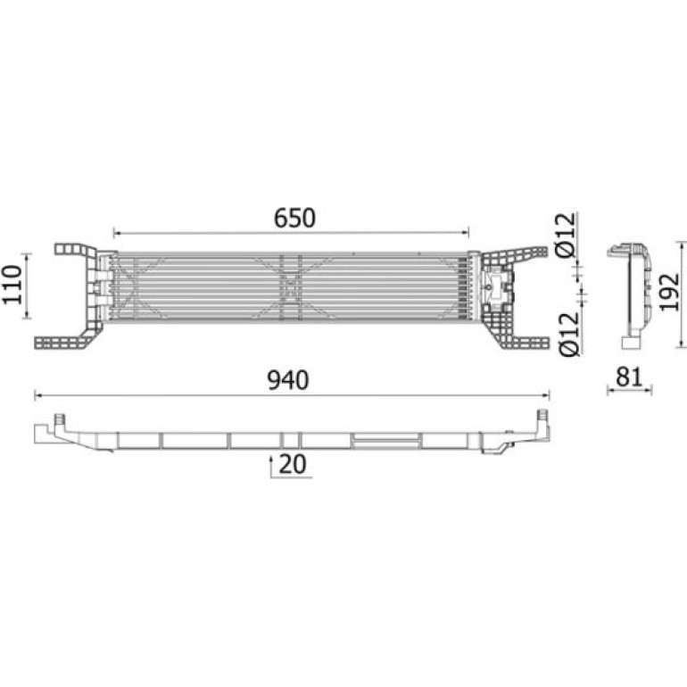 Ölkühler, Automatikgetriebe CLC 324 000P Ölkühler, Automatikgetriebe CLC 324 000P