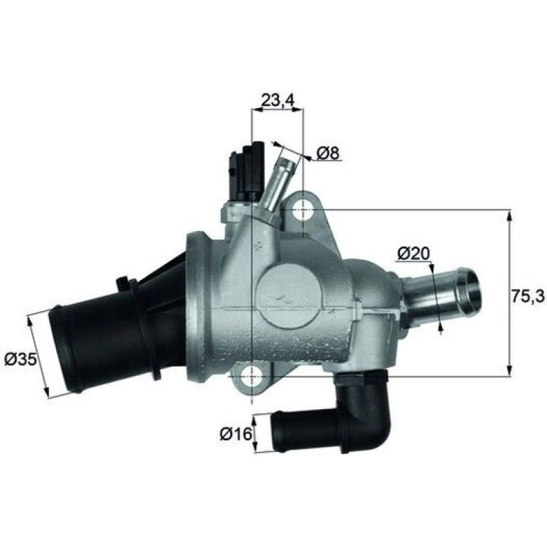 Thermostat, Kühlmittel TI 174 88 Thermostat, Kühlmittel TI 174 88