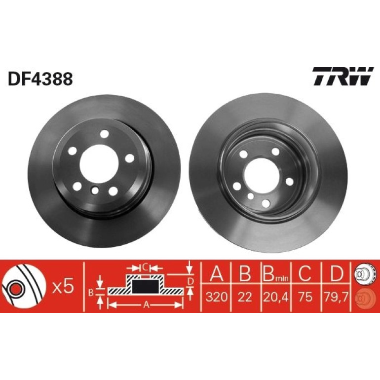 Bremsscheibe DF4388