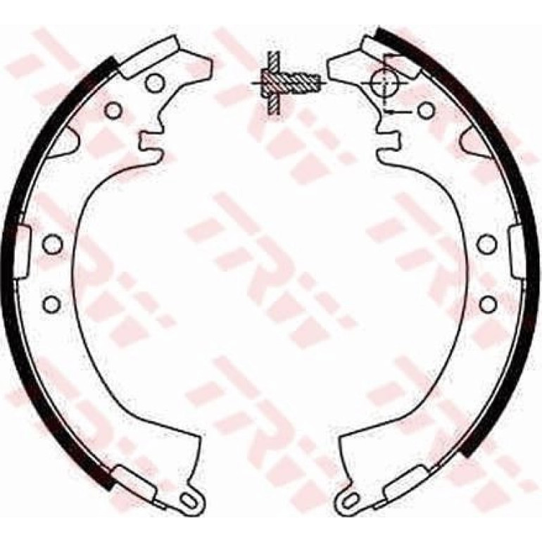 Bremsbackensatz GS8672 Bremsbackensatz GS8672