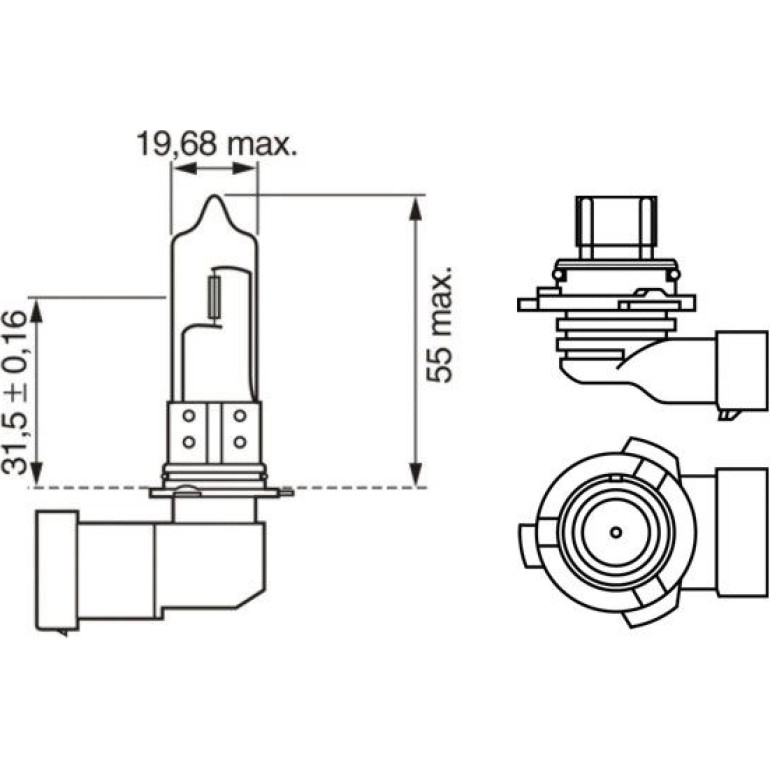 Glühlampe, Fernscheinwerfer 1 987 301 132
