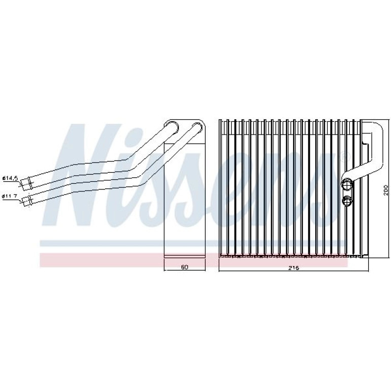 Verdampfer, Klimaanlage 92184 Verdampfer, Klimaanlage 92184