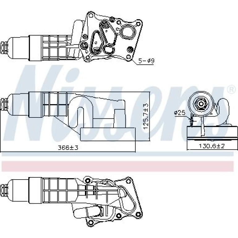 Ölkühler, Motoröl 91197