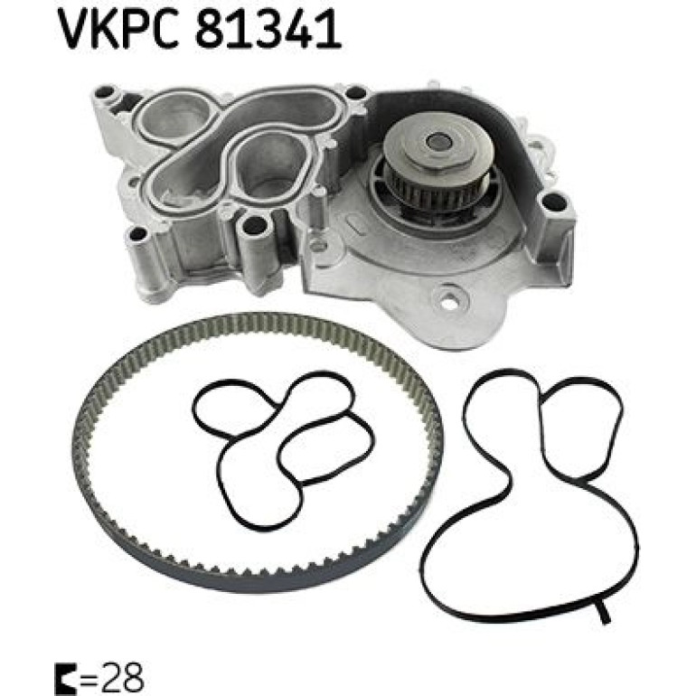 Wasserpumpe VKPC 81341 Wasserpumpe VKPC 81341