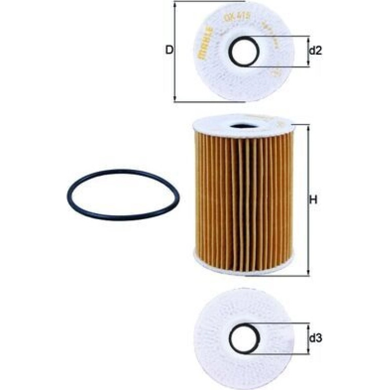 Ölfilter OX 415D Ölfilter OX 415D