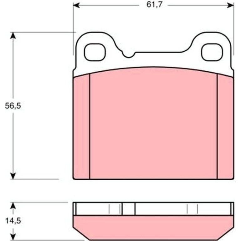 Bremsbelagsatz, Scheibenbremse GDB391 Bremsbelagsatz, Scheibenbremse GDB391