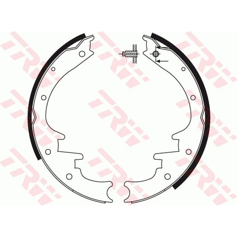Bremsbackensatz GS8495 Bremsbackensatz GS8495