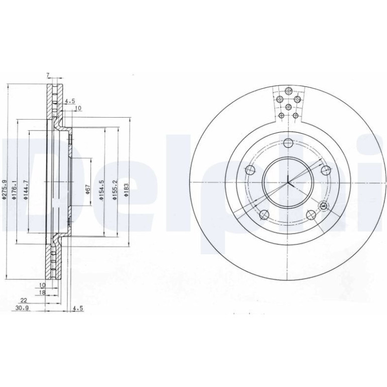 Bremsscheibe BG3829