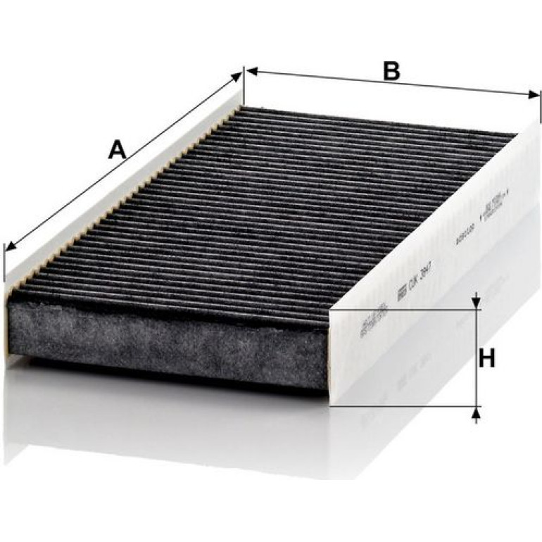MANN-FILTER CUK 3847 Innenraumfilter, Aktivkohlefilter