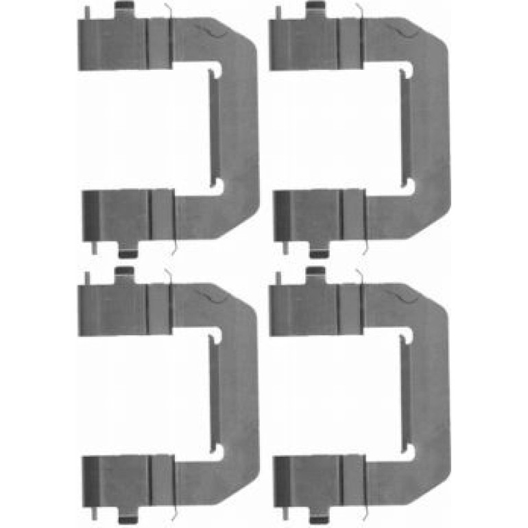 Zubehörsatz, Scheibenbremsbelag 8DZ 355 204-221 Zubehörsatz, Scheibenbremsbelag 8DZ 355 204-221