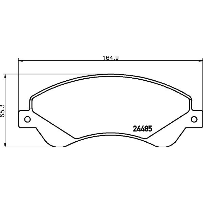 Bremsbelagsatz, Scheibenbremse 8DB 355 012-771 Bremsbelagsatz, Scheibenbremse 8DB 355 012-771